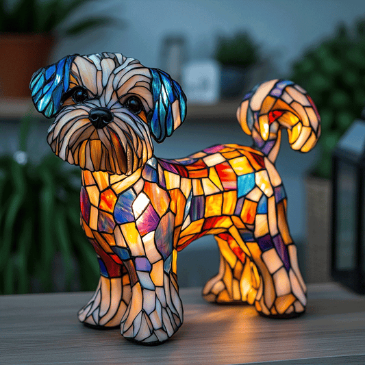 Lampes en forme de chien faites à la main